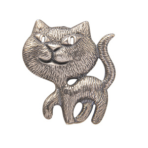 Подвеска серебряная "Кошечка"